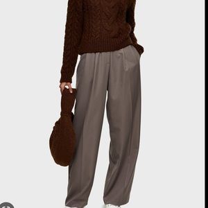 Topshop Tailored Pleated Pants 4